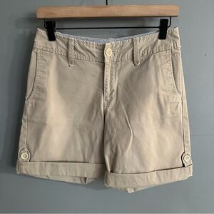 Eddie Bauer Blakely Fit Cuffed Hem‎ Shorts | Khaki